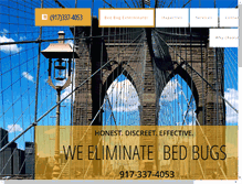 Tablet Screenshot of bedbugexterminatorinbrooklyn.com